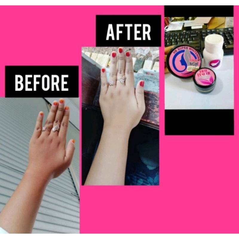 HB SUPER WHITENING NIGHT STRONG 100gr