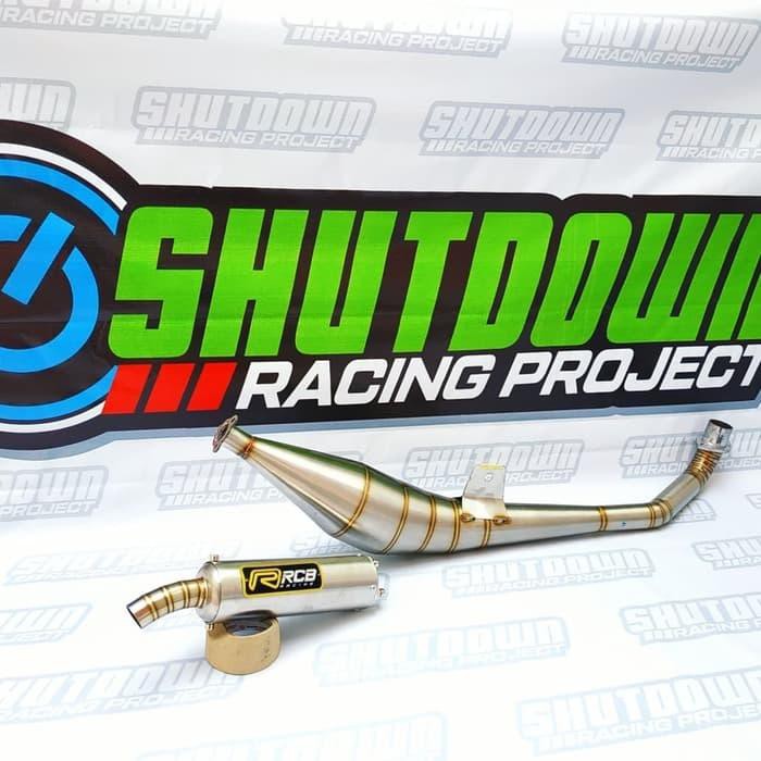 Knalpot RCB F1ZR - FORCE 1 Stainless Model Standar Racing