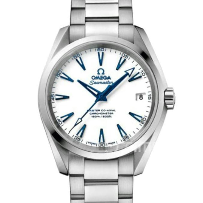 Omega Aqua Terra 150M White Blue Swiss Clone 1:1