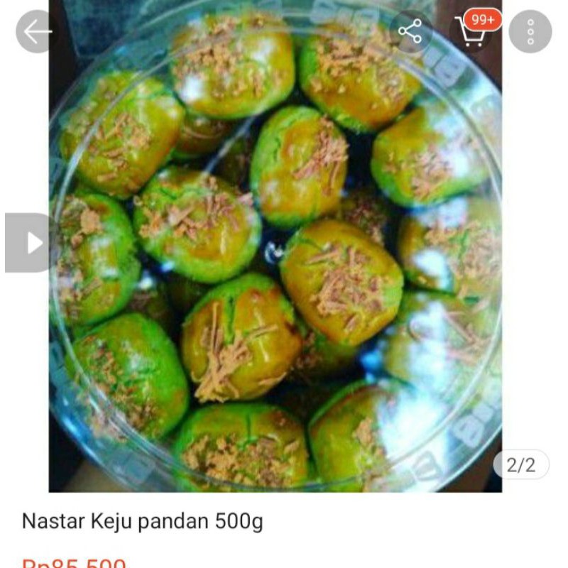 

Nastar Keju Pandan