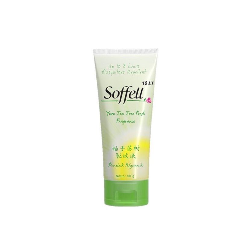 Soffell Lotion Anti Nyamuk Yuzu Tea Tree 50 gr