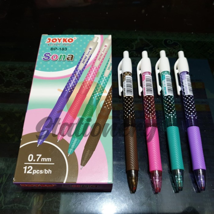 

Limited Pulpen Bp 183 Sona Joyko 0.5 Hitam 1Pak Isi 12Pc Terlaris