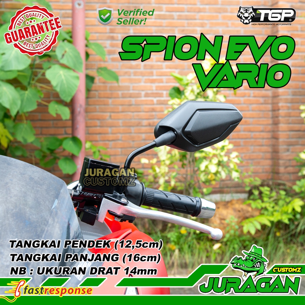Spion Motor Evo Vario 125 150 Honda  Aksesoris Variasi TGP Beat Cb150R PCX ADV Supra Grand Karisma-2
