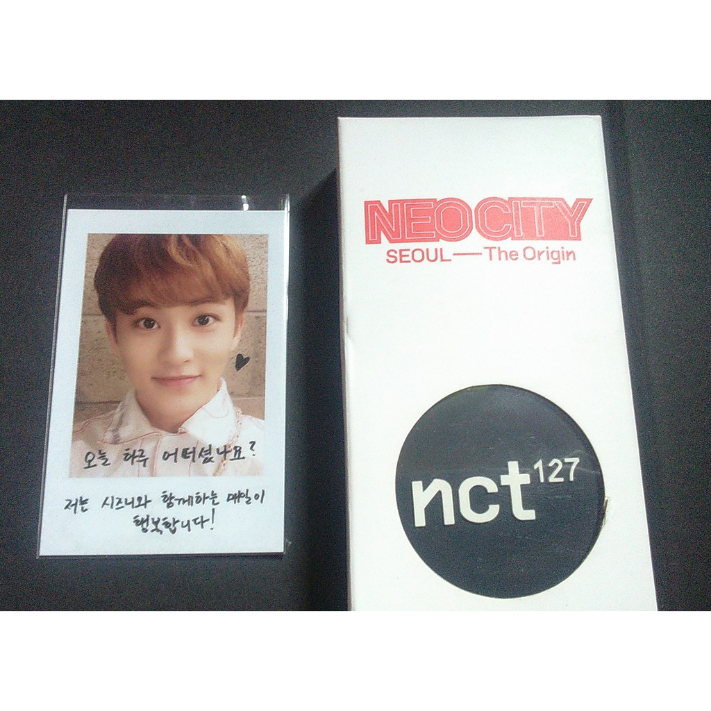 The Origin Neocity goods Voice Keyring (VK) Mark NCT SET [BOOKED]