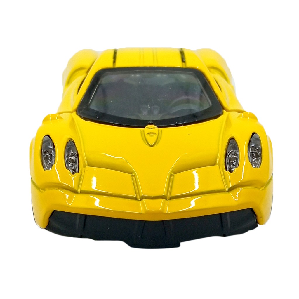 Toy Addict Pagan1 Huayra Sport Car Kuning Diecast Mainan Mobil Balap