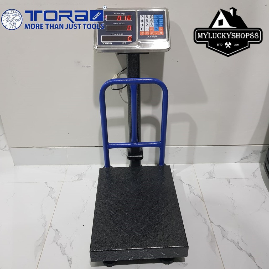 Tora Timbangan Duduk Digital 100 Kg Platform Bench Scale 100kg DS21100