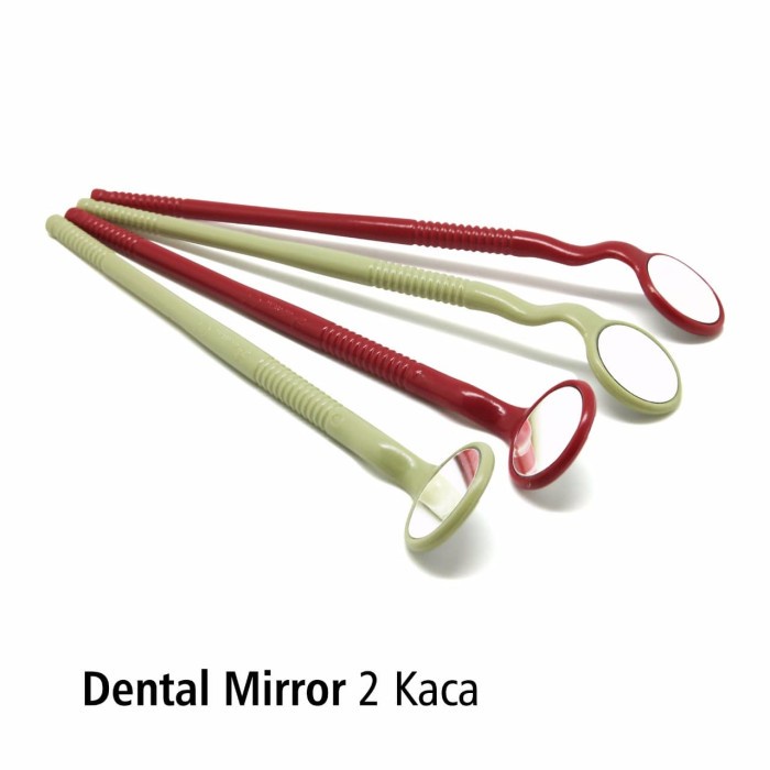 Dental Mirror Kaca Mulut Ganda 2 Kaca OneMed OJB