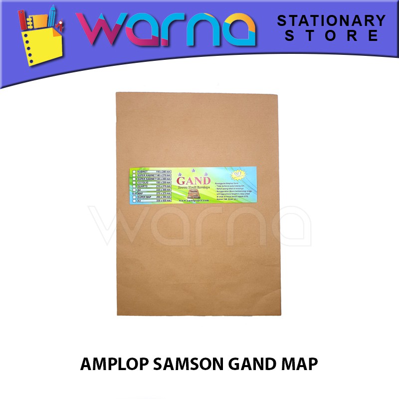 

AMPLOP SAMSON GAND MAP