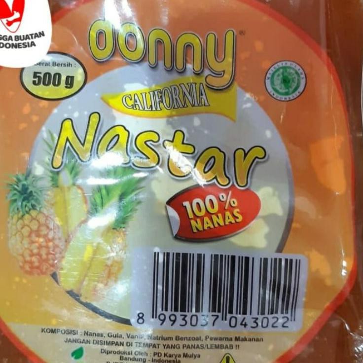 

Beesst Produck Isian Nastar / Selai Nanas Nastar Donny California 500gr READY Gosend