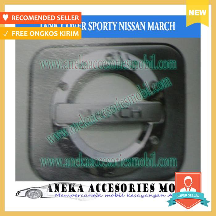 Garnish Tutup Bensin/Tank Cover Garnish Chrome Sporty Nissan March