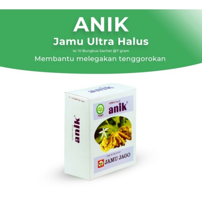 

Anik jamu serbuk khusus perokok dan membantu melegakan tenggorokan