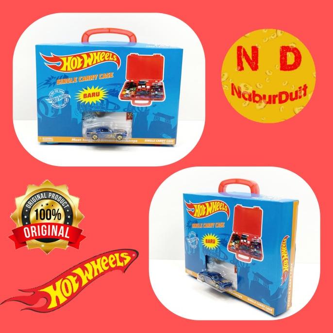 Hot Wheels Paket Carry Case Koper Kotak Box Original Mattel Hotwheels