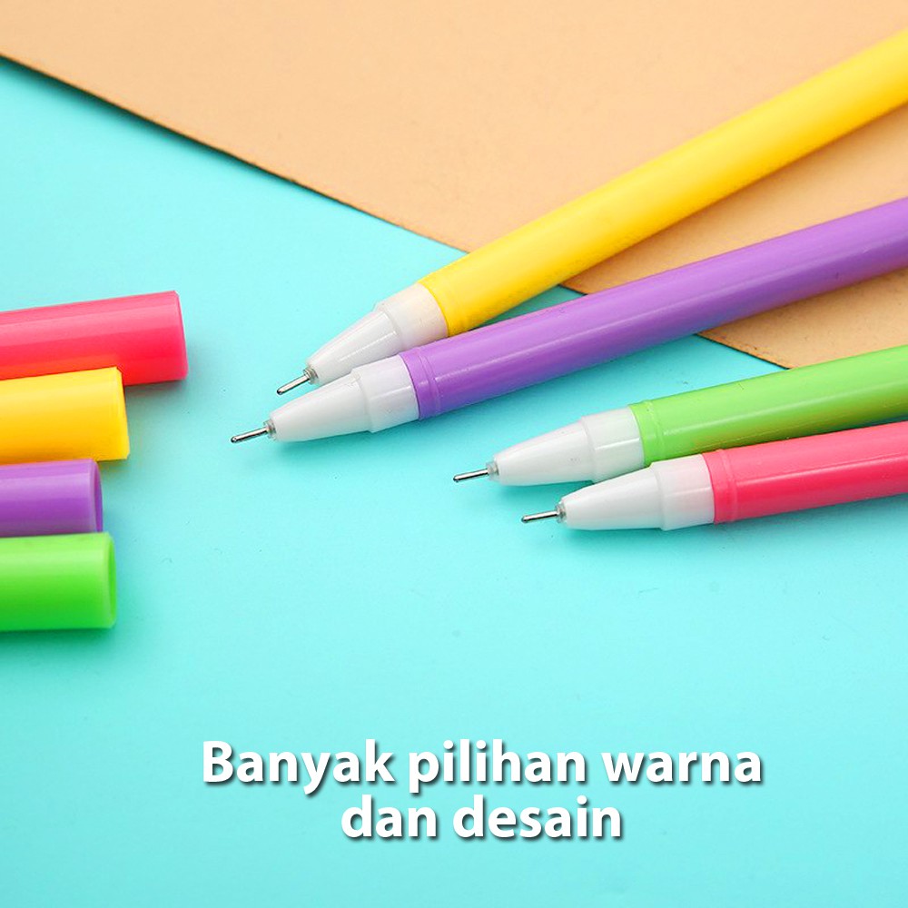 PULPEN GEL KARAKTER - ALAT TULIS DENGAN KARAKTER LUCU - OFF-77