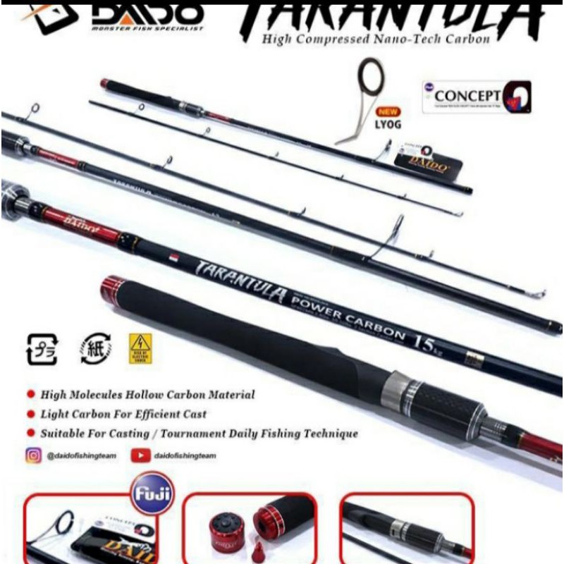 JORAN DAIDO TARANTULA 10-20 LB... FUJI