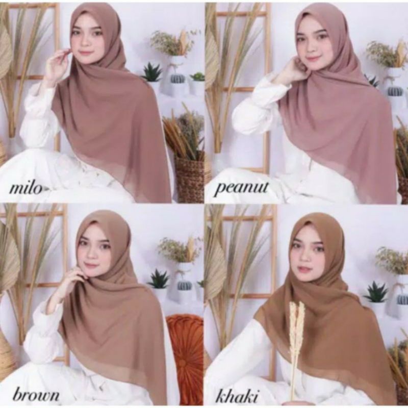 HIJAB PARIS VOAL PREMIUM ANTI LETOY ORIGINAL JAHIT TEPI