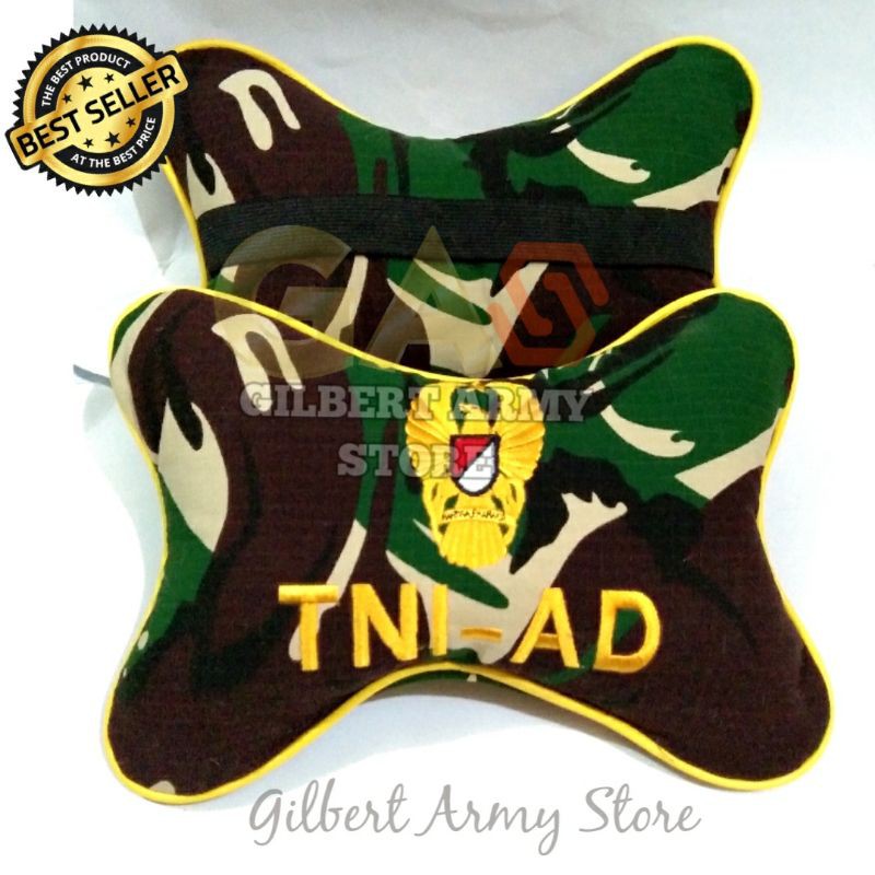 Bantal Mobil Loreng Malvinas TNI-AD kopasus infanteri  Gilbert Army Store Kualitas Premium Murah