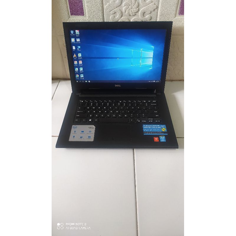 LAPTOP DELL INSPIRON 14 3000 SERIES, LAPTOP DELL RAM 4GB,LAPTOP INTEL CORE I3,LAPTOP BEKAS MULUS FUL