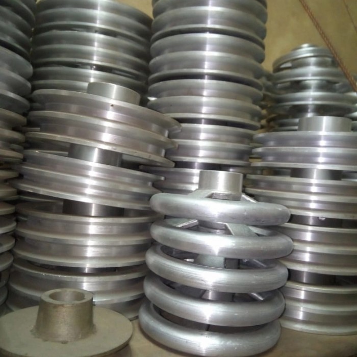 pulley pully B2 4" inch as 30 mm puli alumunium