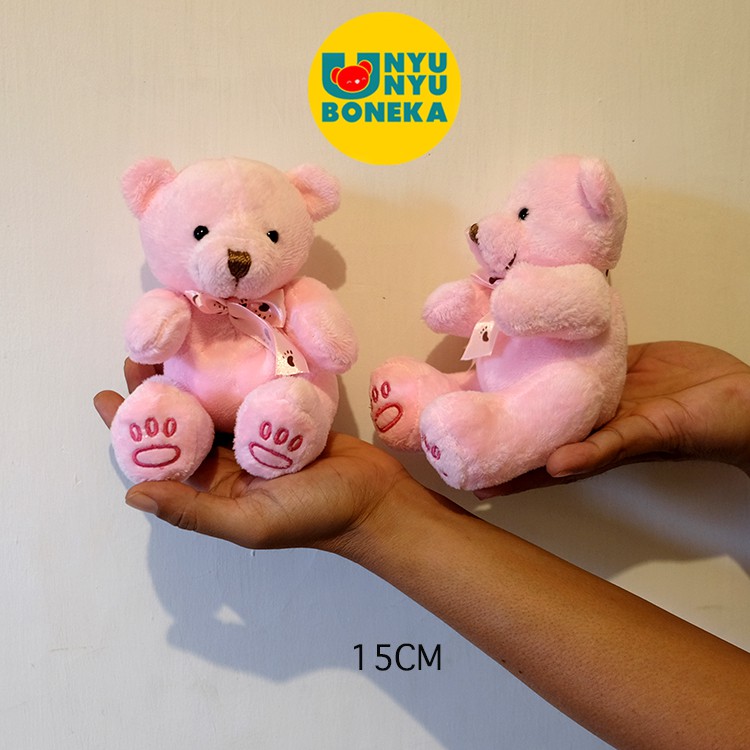 SALE Boneka Mini Teddy Bear (15 cm) bear souvenir wedding merchaindise