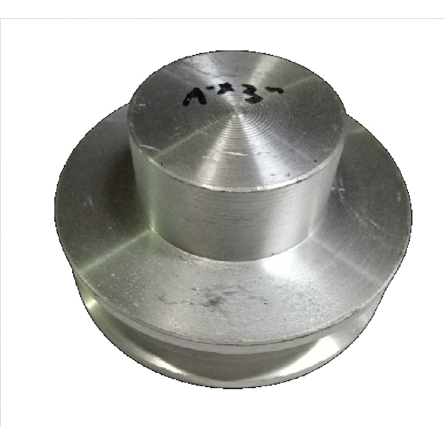 Pulley / Pully / Puli / Poli / Poly / Polly Jalur A1 Diameter 3” Inch As Buntu Aluminium