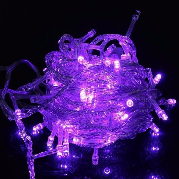 LAMPU TUMBLR UNGU/NATAL LED UNGU/PURPLE TWINKLE LIGHT