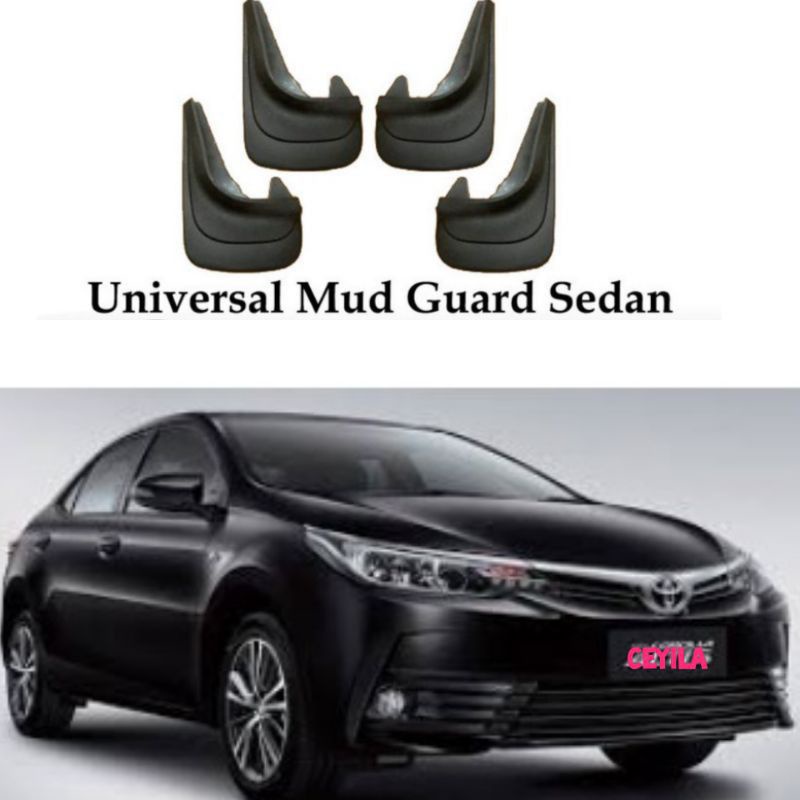 Mud guard karpet penahan lumpur mobil Vios limo Gen 2/4