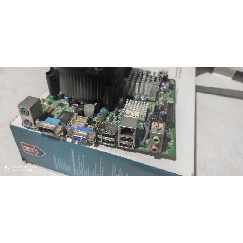 Mini ITX G41 DDR3 Core2Duo E7400 Plus Fan Cocok Untuk Mikrotik PC Hemat Daya
