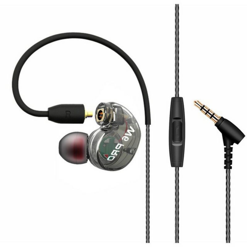 FONGE W6 Pro with Mic Earphone Bass Detachable Headset Sports