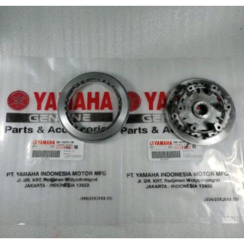 Kaki lawan 6 plus dudukan kampas kopling Yamaha Jupiter Z1-Jupiter Z New 115 Robot 2010-Vega ZR Ori