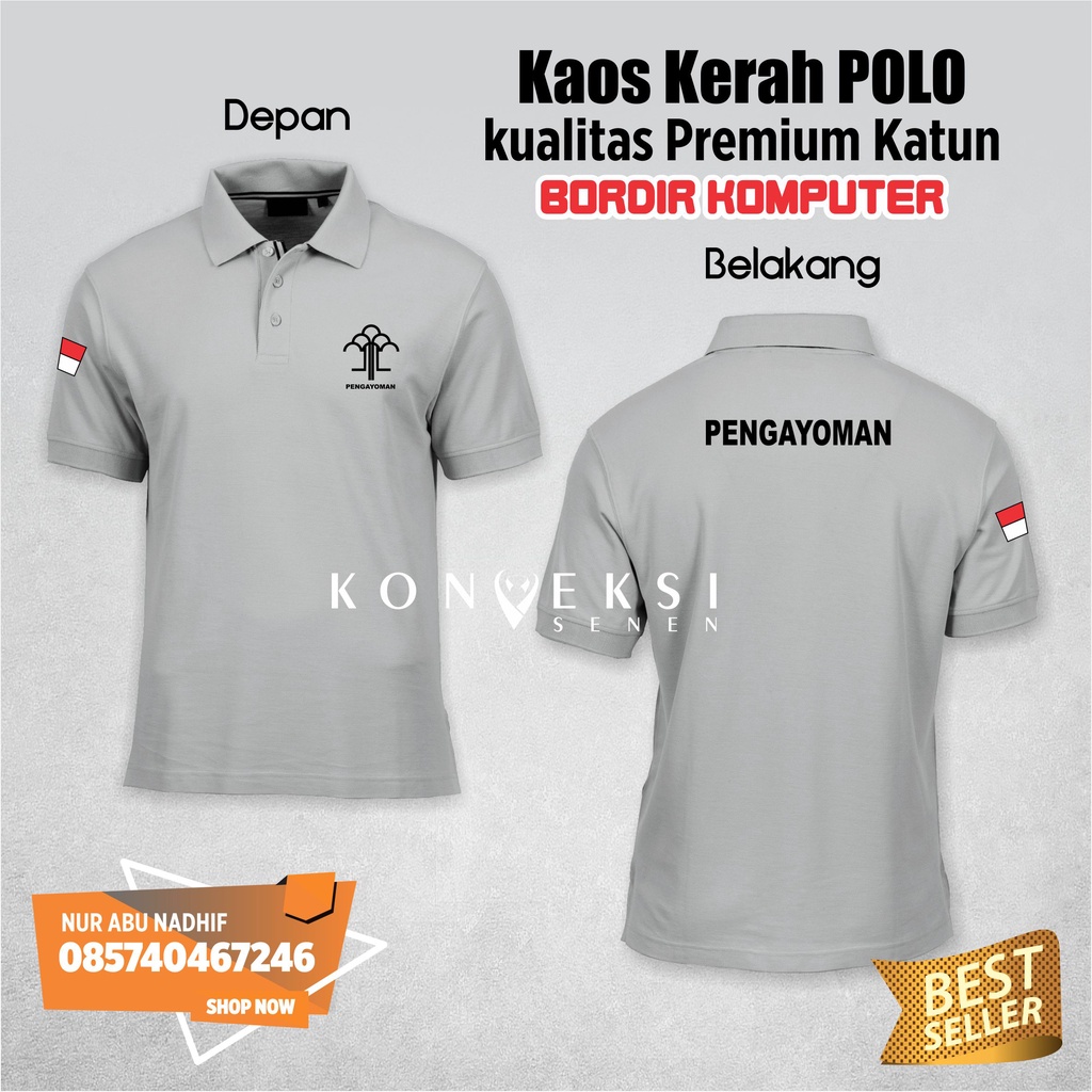 kaos pengayoman | kaos polo katun