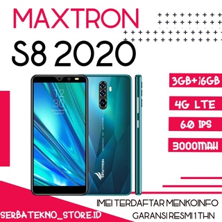 [Bayar Ditempat/COD] Maxtron S8 2020, 4G LTE Fullview Display Garansi Resmi