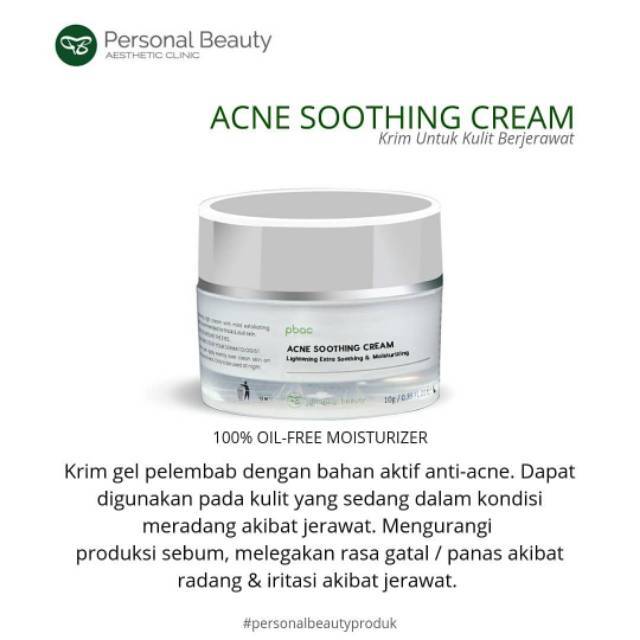 ACNE SOOTING CREAM PERSONAL BEAUTY
