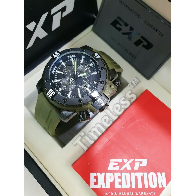 Jam tangan pria New Expedition EXP E 302 M Green