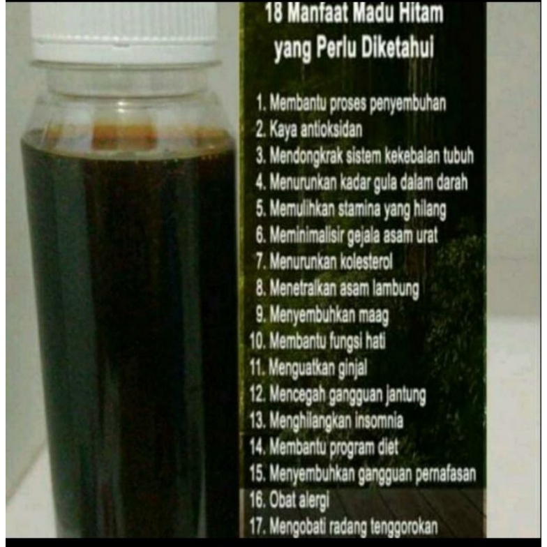 

madu hitam akasia carva