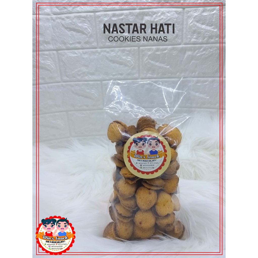 

COOKIES NANAS / NASTAR HATI 250Gr