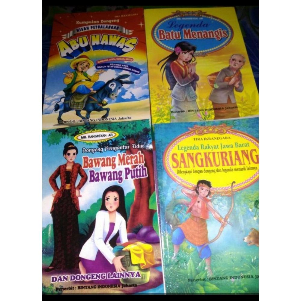 buku seri cerita Cerita bawang putih dan bawang merah,Sangkuriang