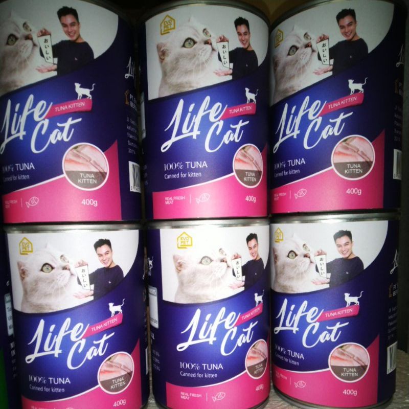 Life Cat Kaleng Kitten Tuna 400 gr