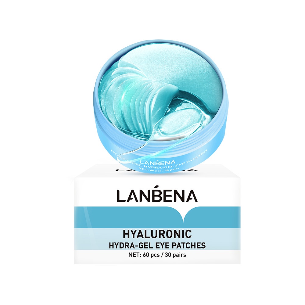 LANBENA Hyaluronic Acid Hydra-gel Eye Mask/Patches - Masker Mata Melembabkan /Anti-kerut Anti-Aging Hapus Kantung Mata/Eye bags/Dark Circles