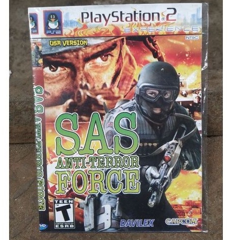 kaset PS2 SAS anti terror force