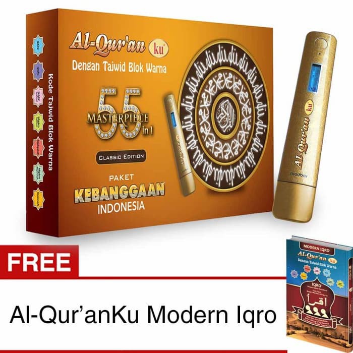 AlQuranKu Masterpiece Classic E-Pen + Bonus IQRO, Al-quranku Read Pen
