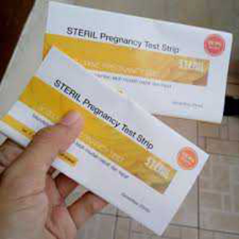 tes kehamilan steril/ stril strip /test hamil/testpack/testpek