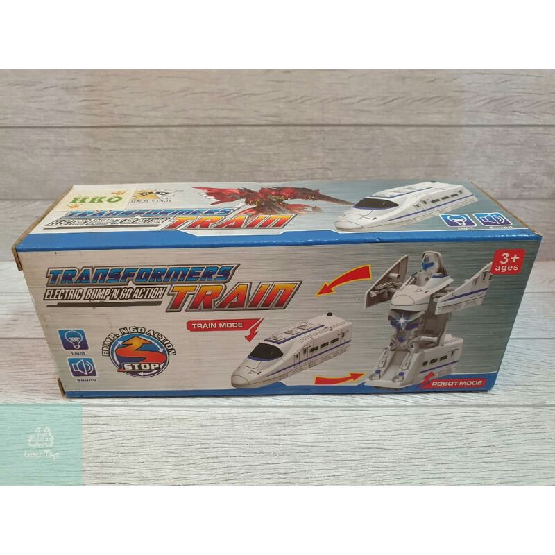 Mainan Anak Transformers Train Kereta Api Transform Robot