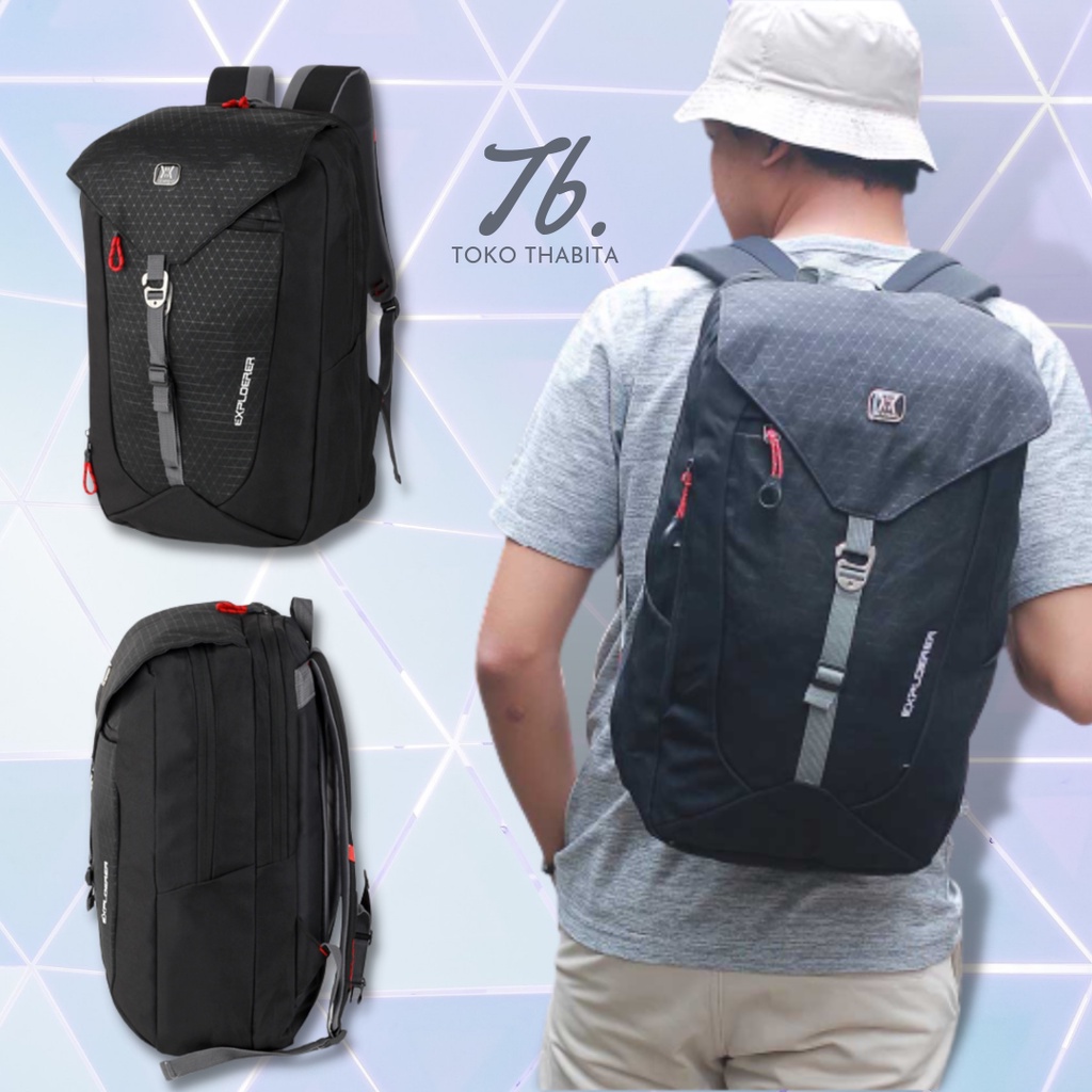 Toko Thabita - Tas Punggung Pria Ransel Traveling Gear Bag Original Backpack