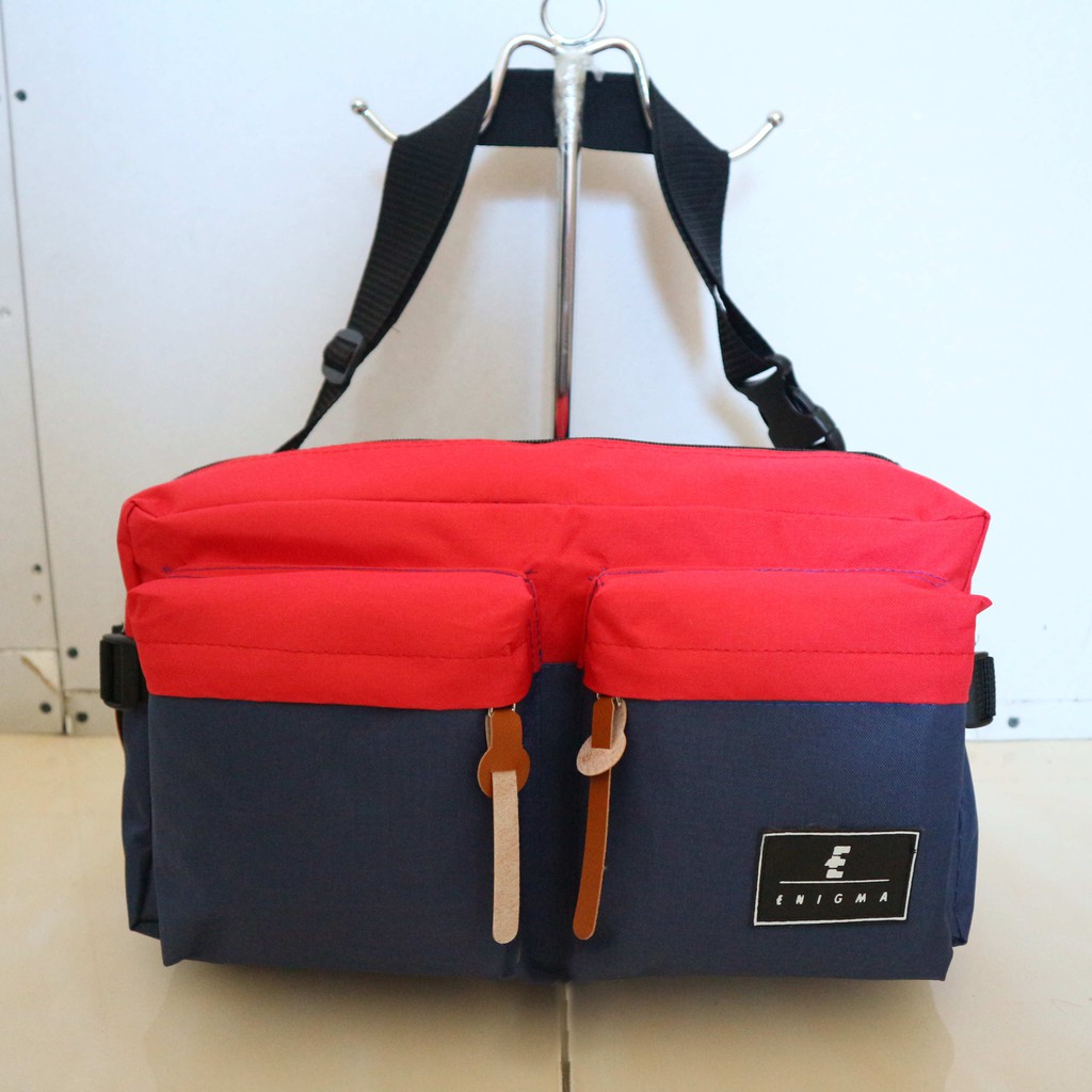 Slingbag Enigma Biru Bagus Keren Tas Selempang Unisex Multifungsi Tas Travelling Hiking