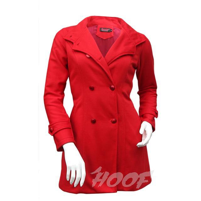 Coat / Mantel / Jaket Winter Wanita Reysotic Merah - Coat Reysotic Merah