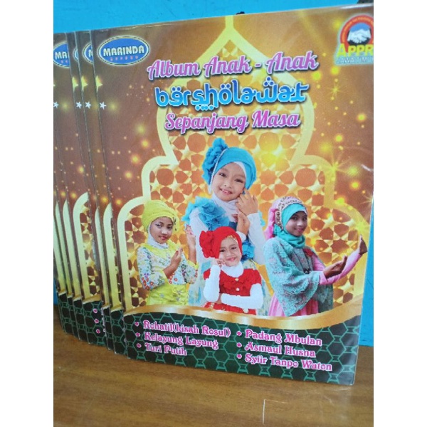 KASET VCD ALBUM ANAK" BERSHOLAWAT SEPANJANG MASA