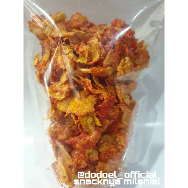 

Emping jagung *pedas* 250 gram