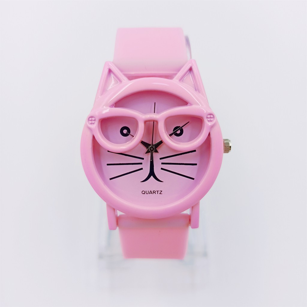 ✅[COD] Jam Tangan Kucing Jelly Angka Rubber Transparant Transparan bening Karet jam tangan murah W19