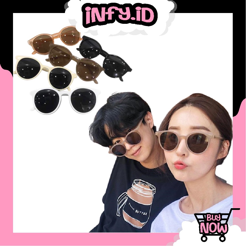 INFY - Kacamata Fashion 7823 Unisex Kacamata Hitam Pria Wanita Bahan Plastik Sunglasses Retro R178