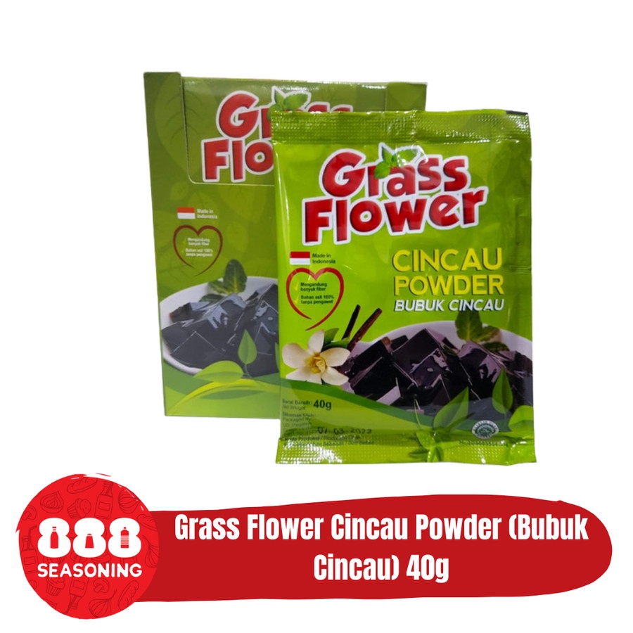 

GRASS FLOWER CINCAU POWDER (Bubuk Cincau) 40g